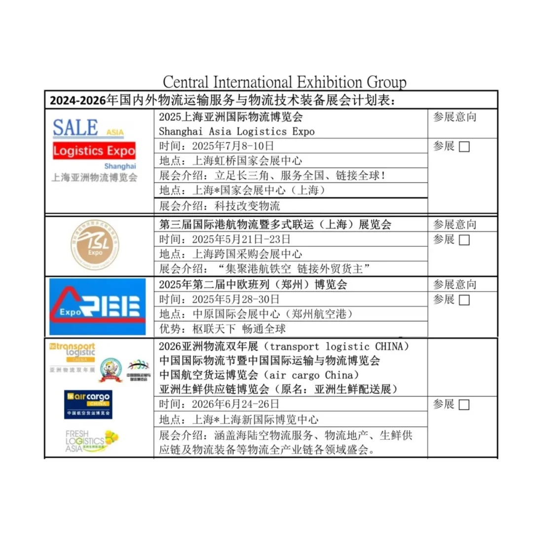 我嘞个豆！这几个物流展会这么火？