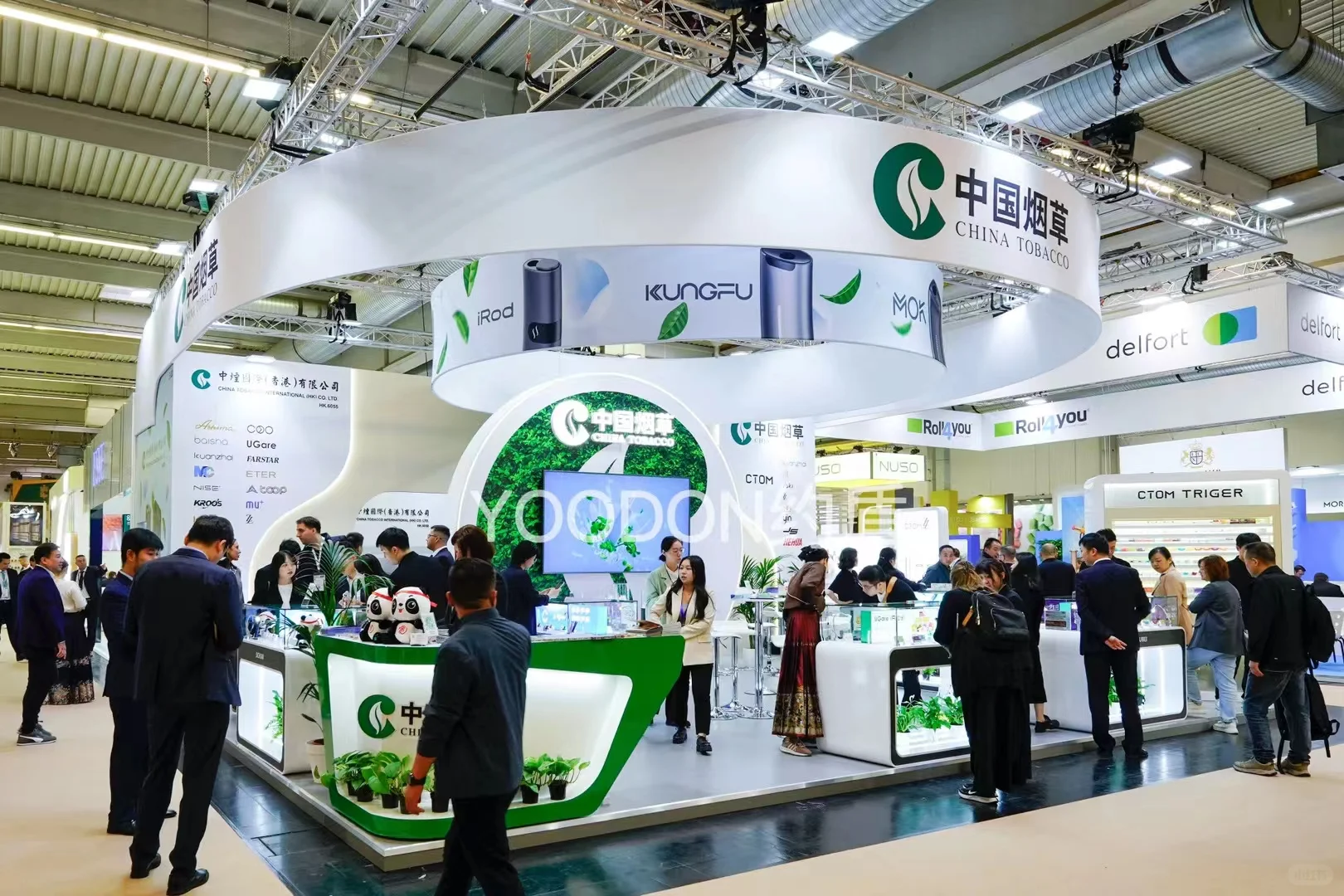 德国烟草展台搭建:中国烟草NO.1?