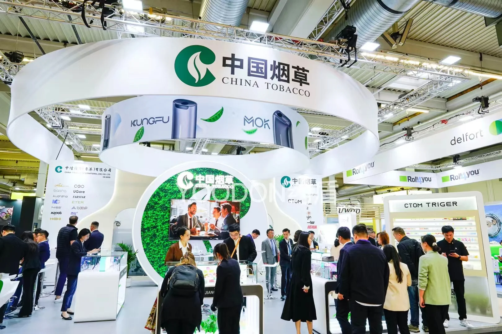 德国烟草展台搭建:中国烟草NO.1?