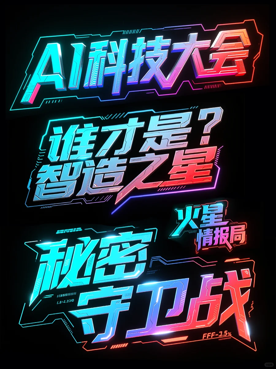 综艺海报标题自由了！AI这波发展真的猛！