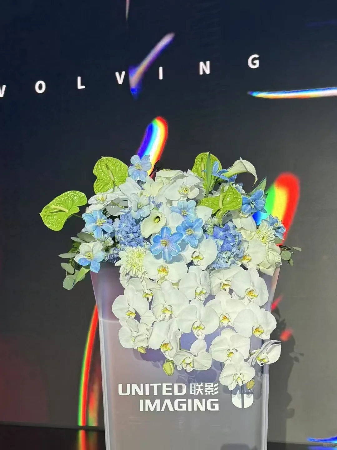 会展花艺布置-商务花艺设计-美陈还原落地