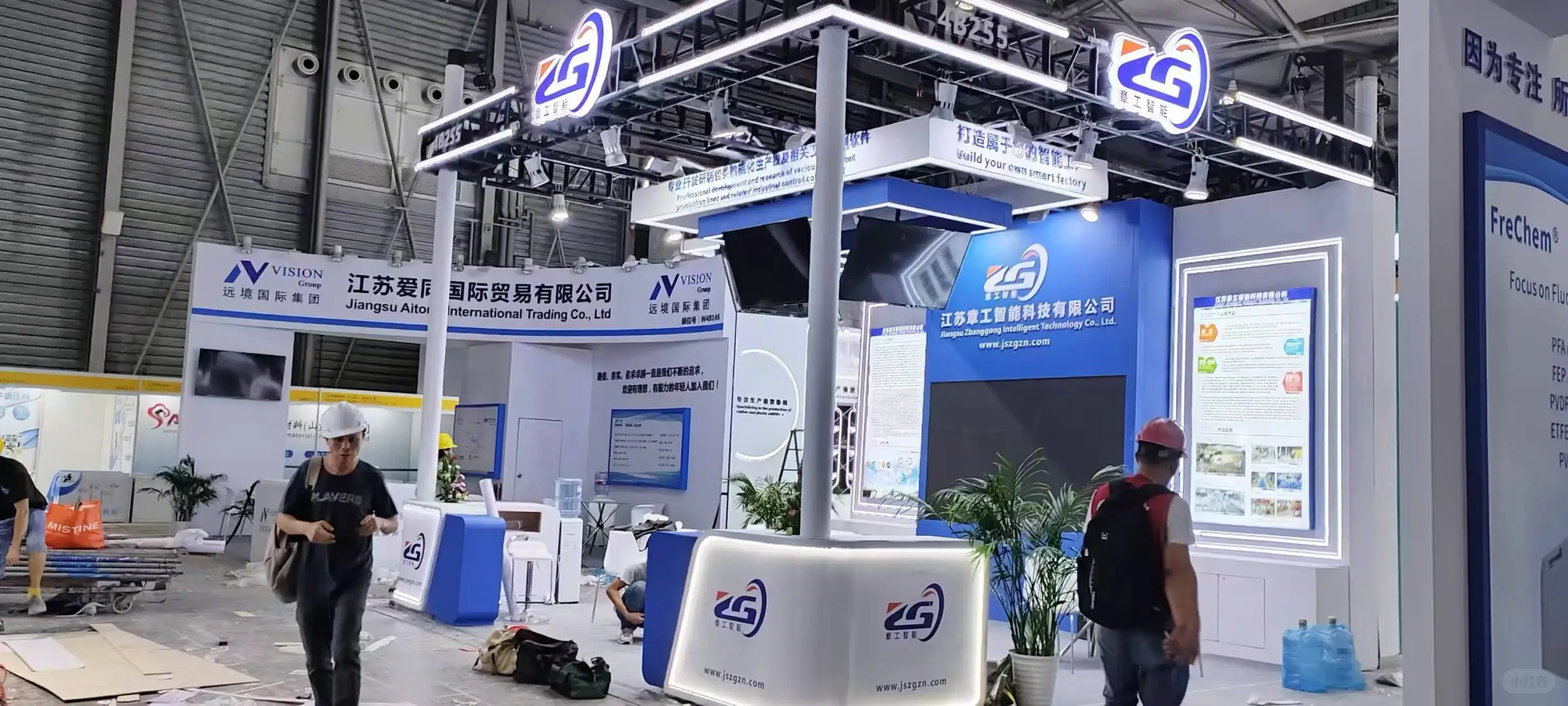 展会展台设计搭建 现场图