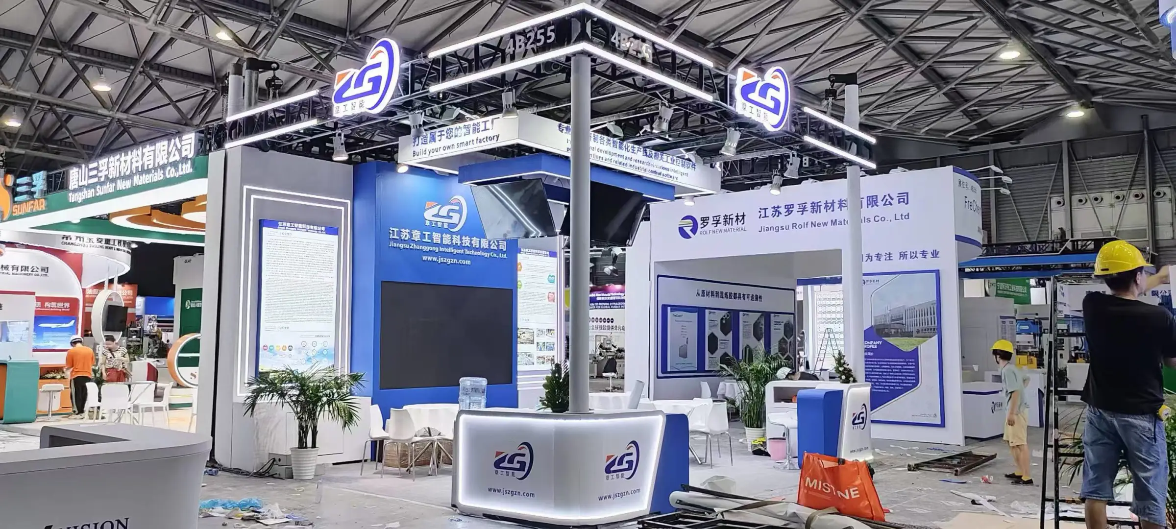 展会展台设计搭建 现场图