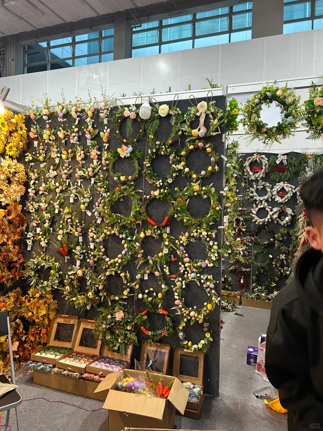 花艺展会上的美拉德配色?