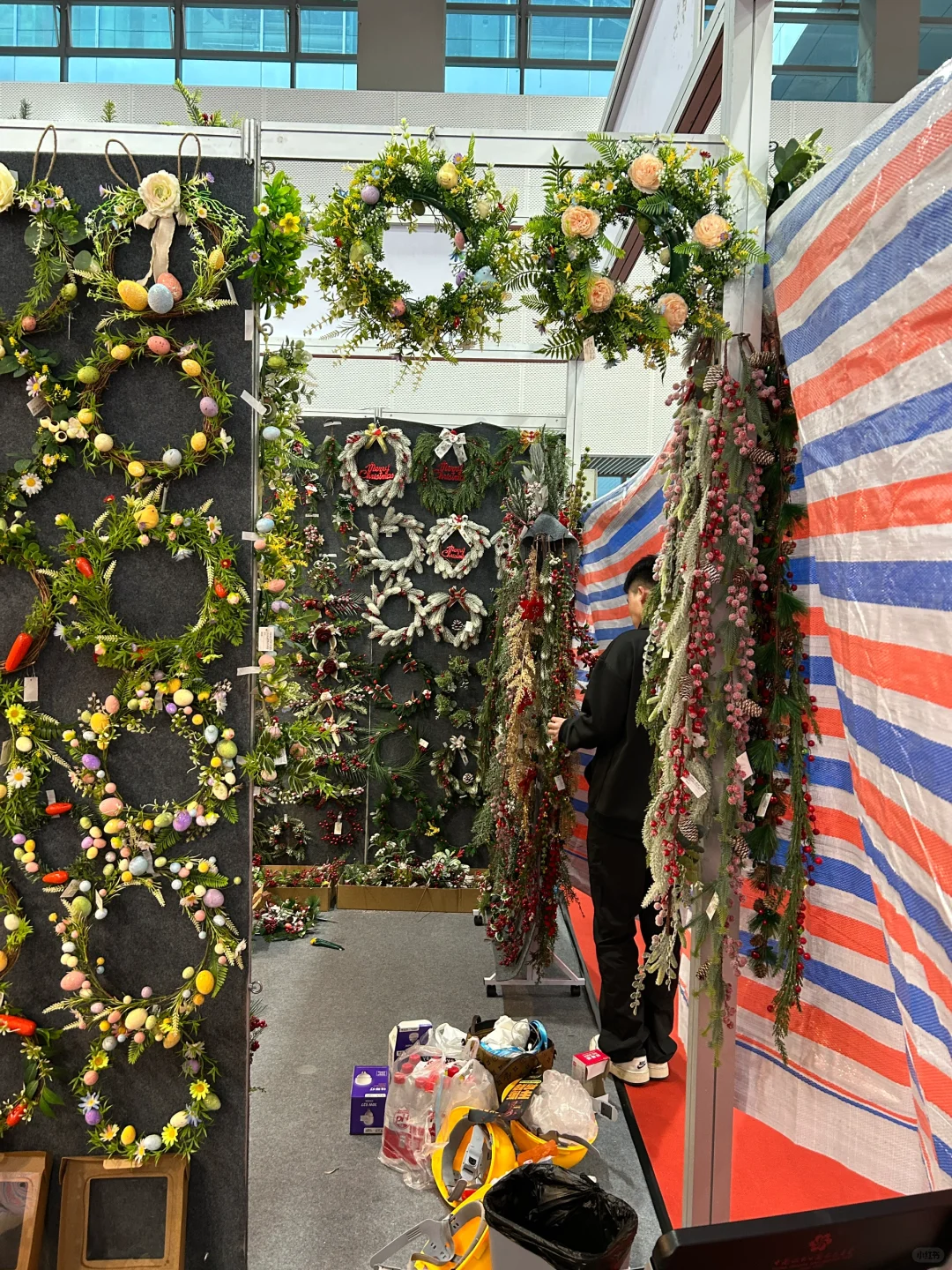 花艺展会上的美拉德配色?