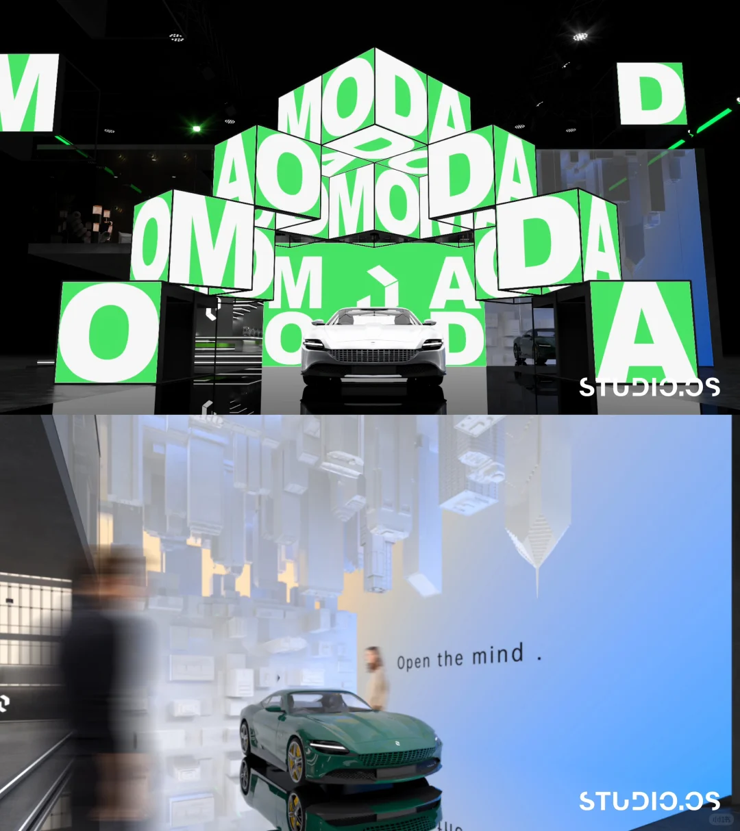 越己Ⅰ车展展台设计