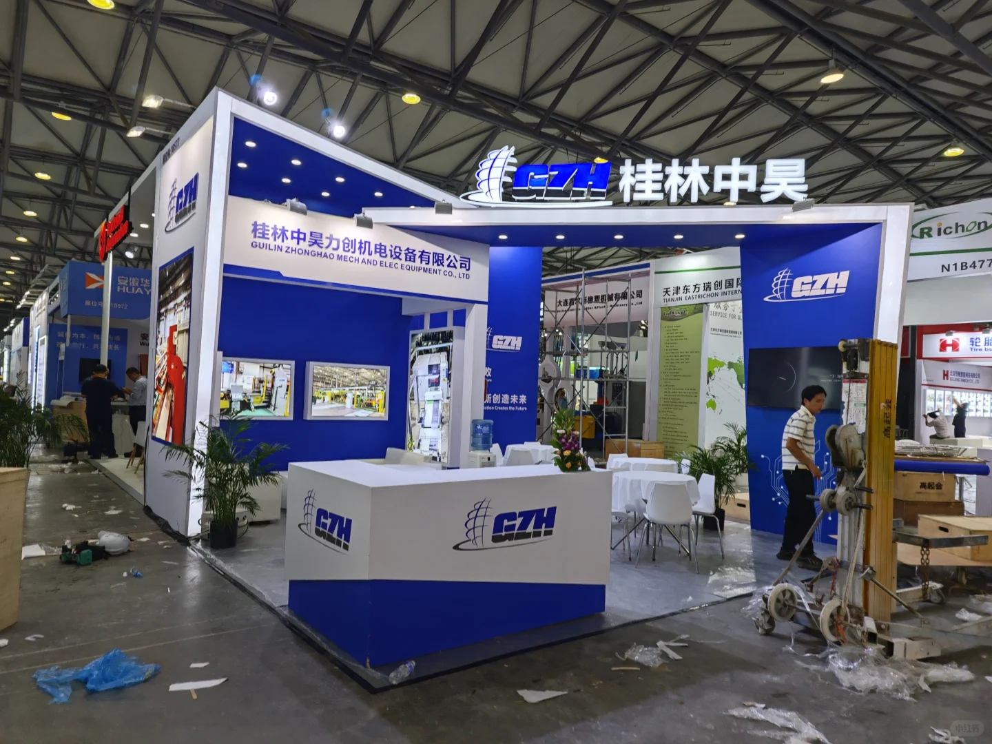 展会展台设计搭建 现场图