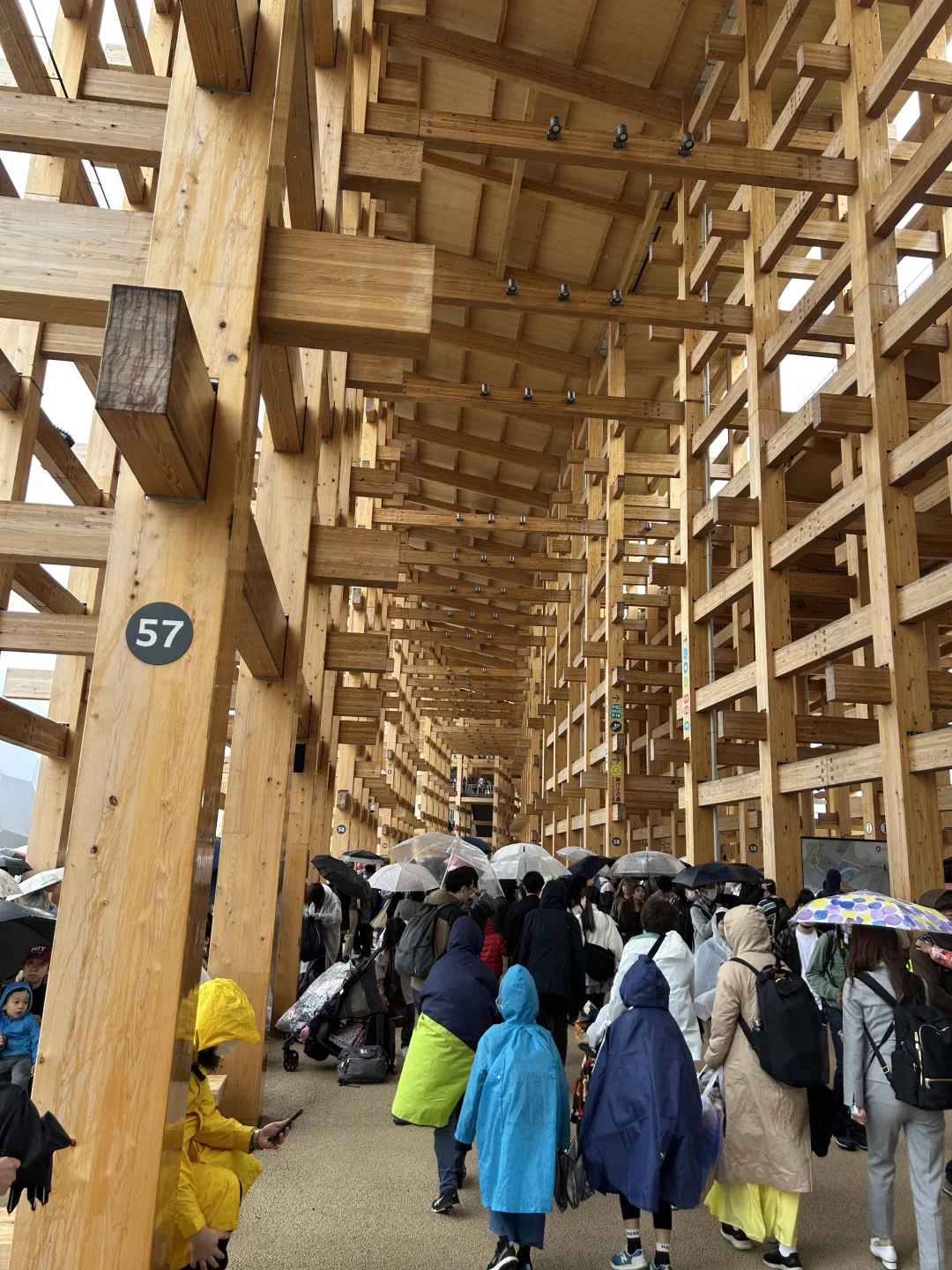 日本世博会第一天 还没进场的快逃！！??️