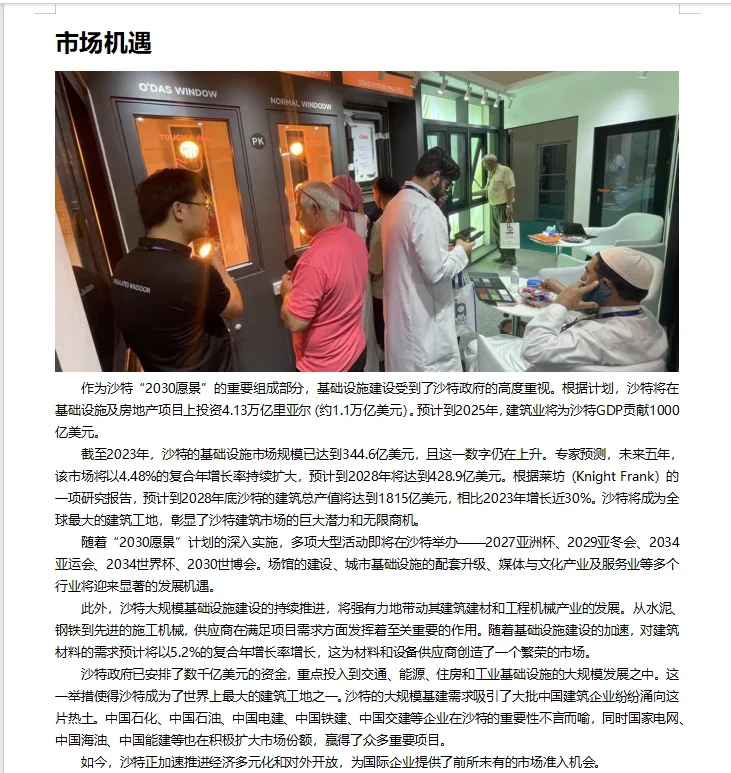 2025年沙特建筑展会！