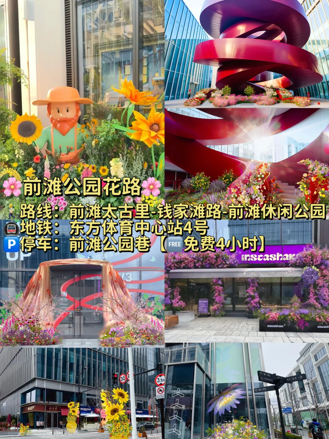 上海地铁直达‼️5个春日花海超全打卡攻略?