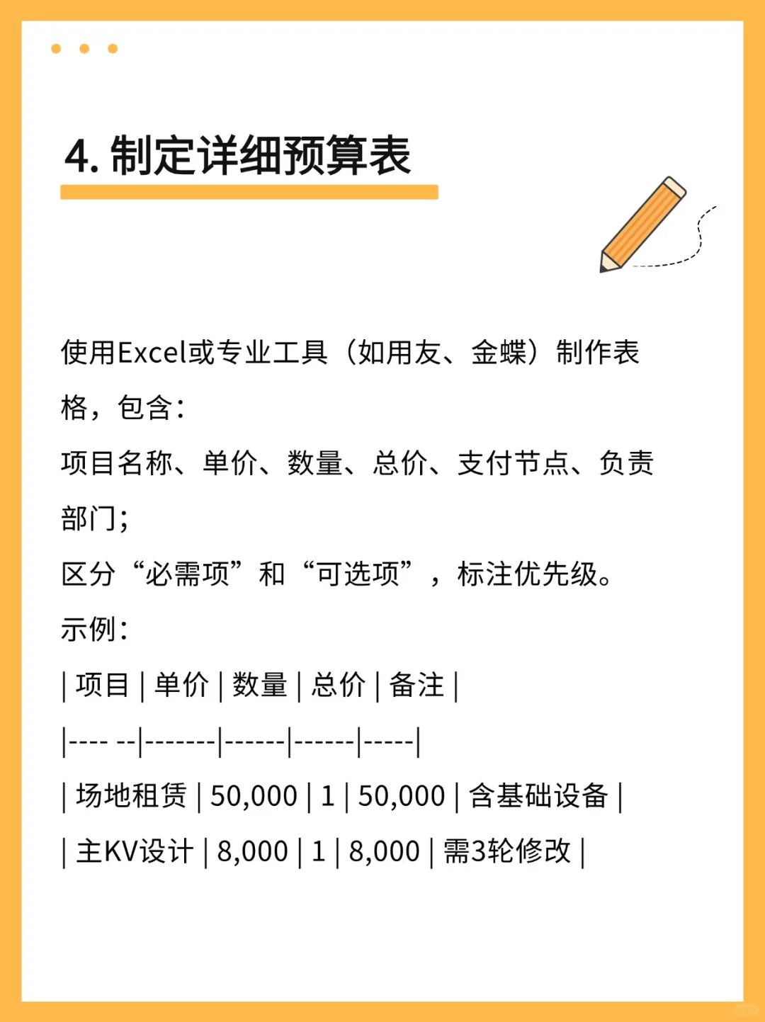 码住❗会展新人必备技能第一步：做预算?