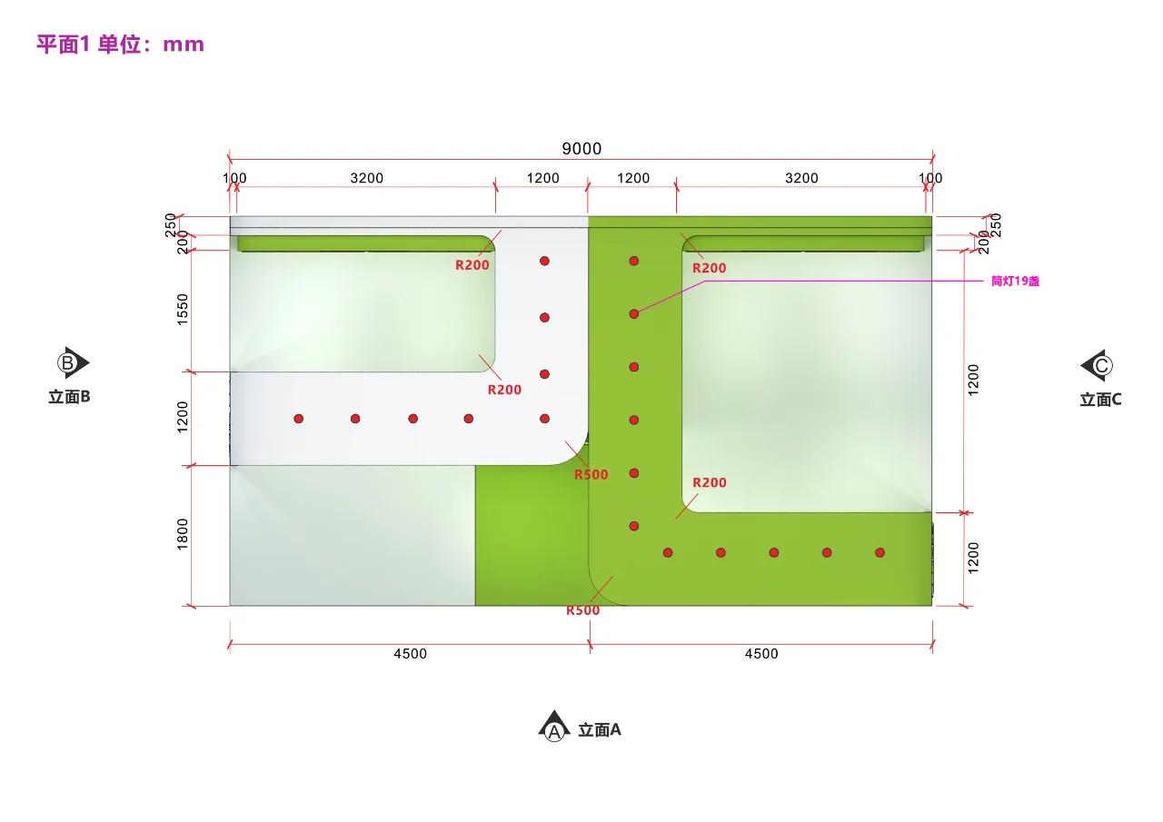 小小展台施工图，拿捏！