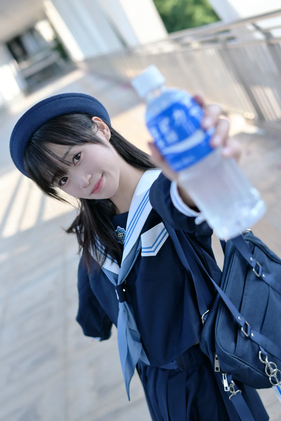 我的JK日常/日系感满满的会展山天桥！