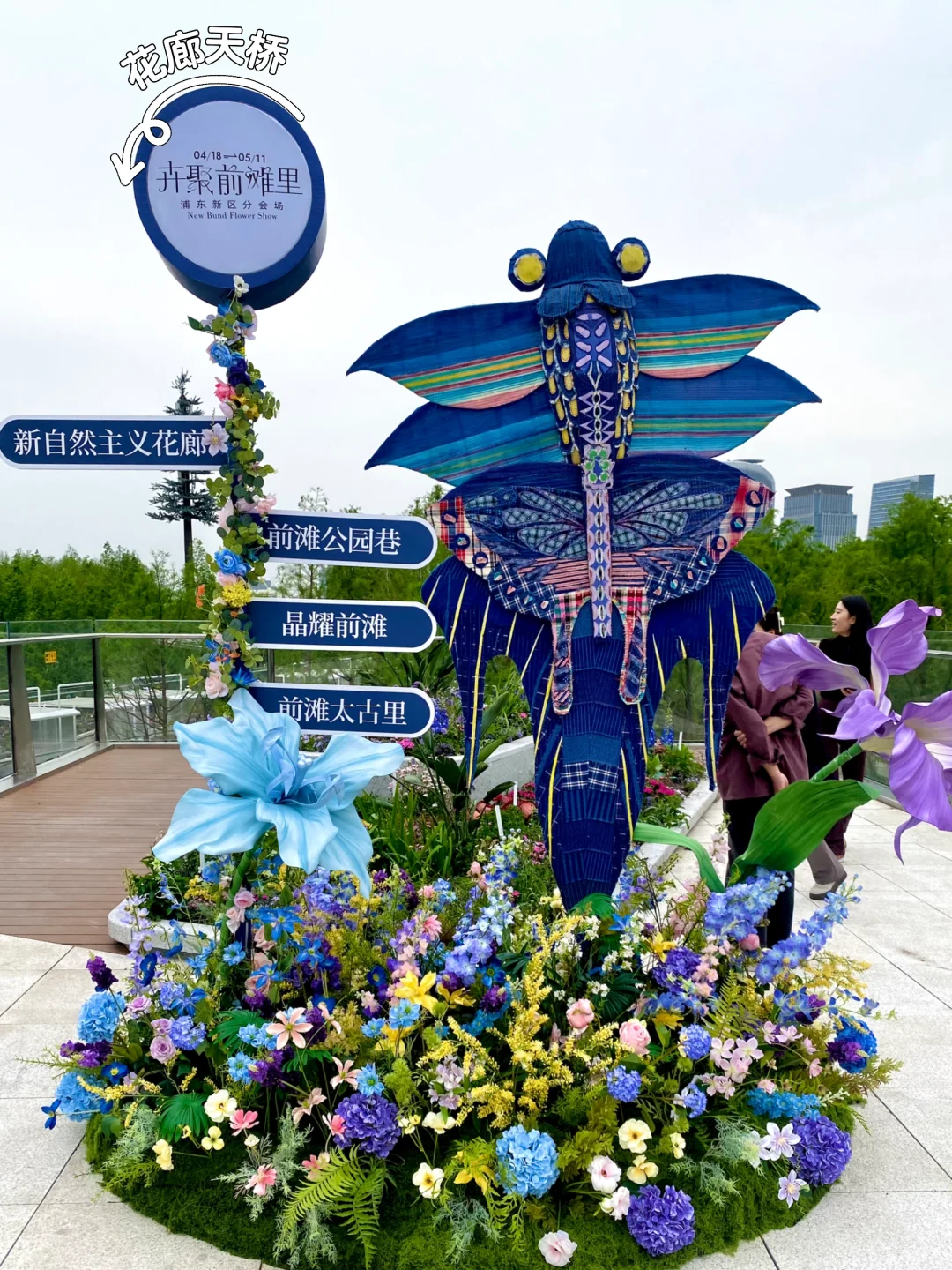 上海国际花展，前滩滨江花园，打卡！
