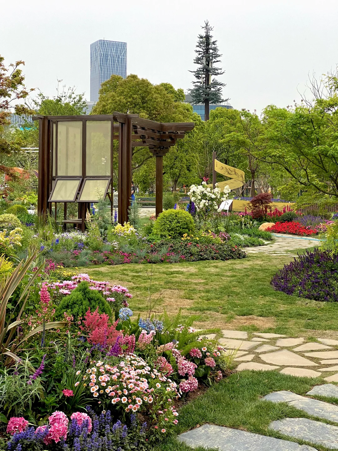 上海国际花展，前滩滨江花园，打卡！