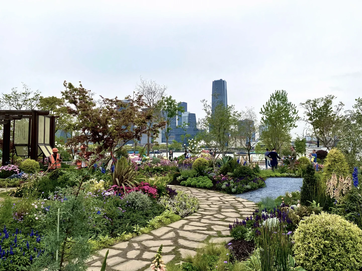 上海国际花展，前滩滨江花园，打卡！