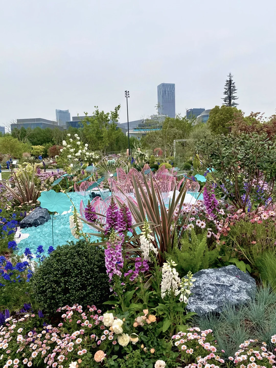 上海国际花展，前滩滨江花园，打卡！