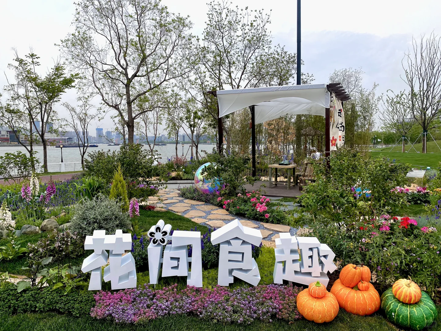 上海国际花展，前滩滨江花园，打卡！