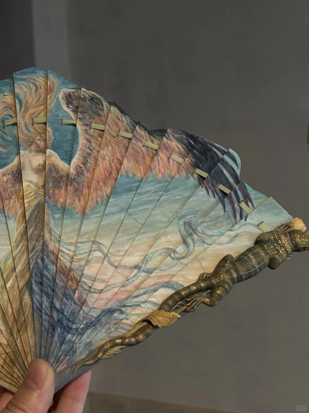 又复刻了一把博物馆的扇子