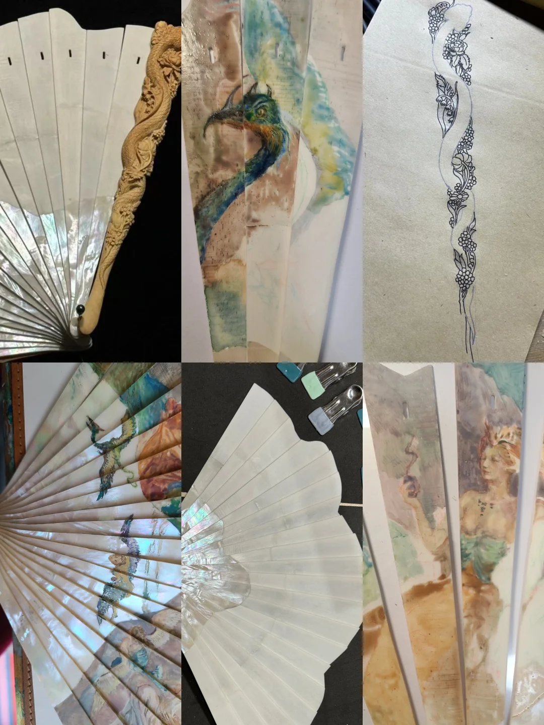 又复刻了一把博物馆的扇子