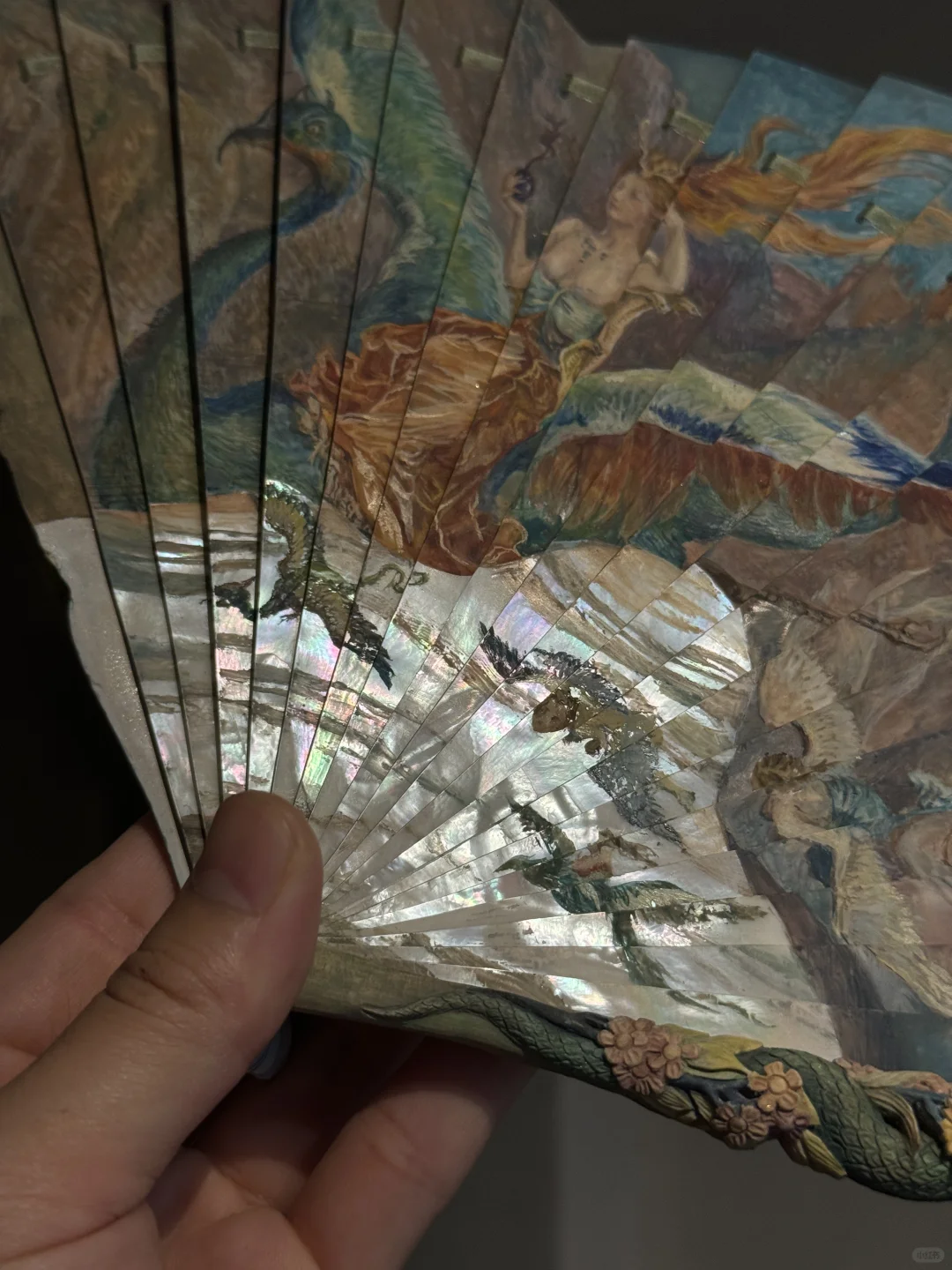 又复刻了一把博物馆的扇子