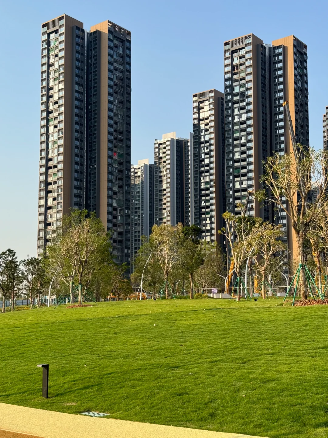 会展城实验学校旁街心公园