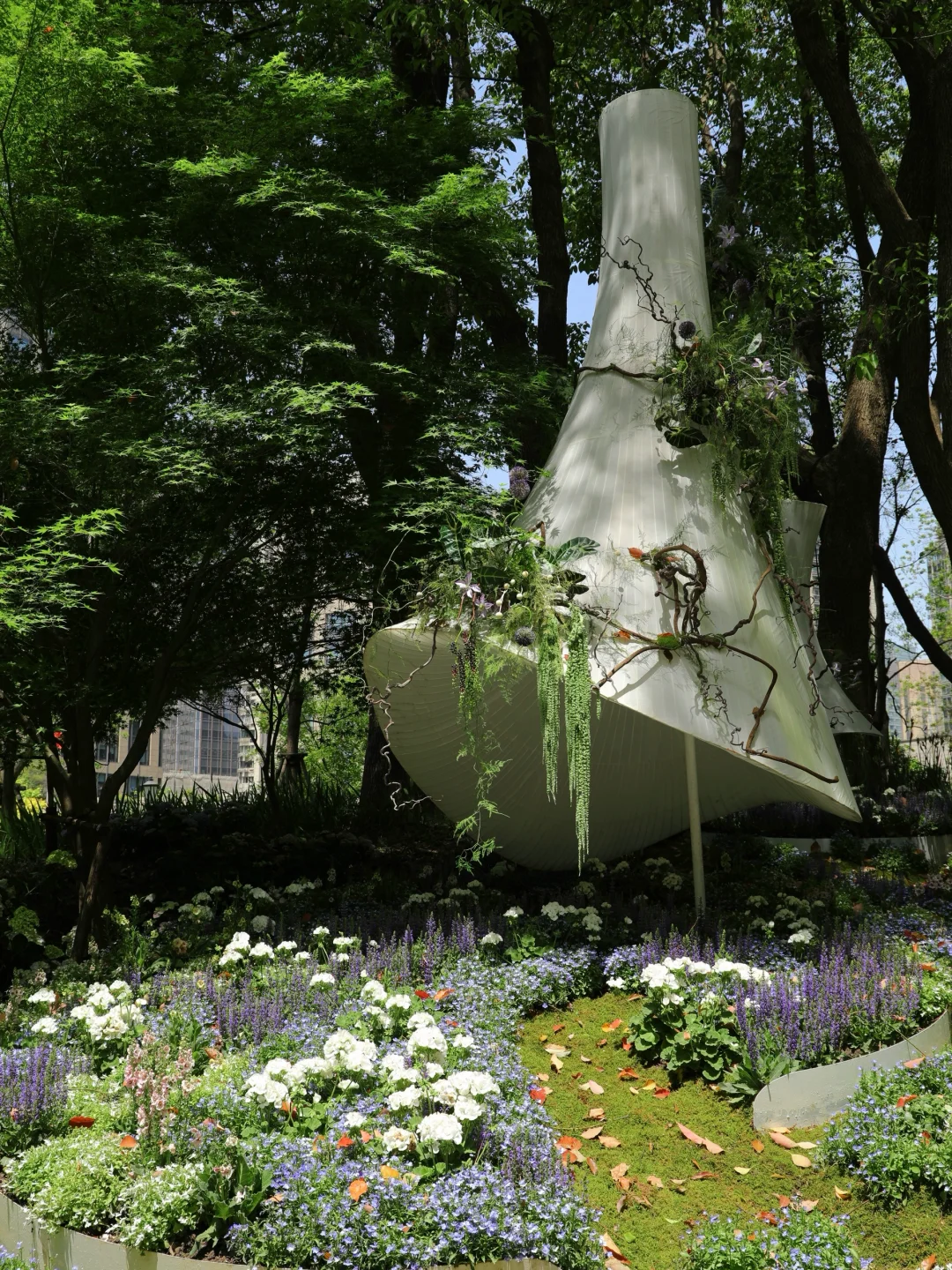 嗲呀‼️新天地不愧是上海花展主会场?附攻略