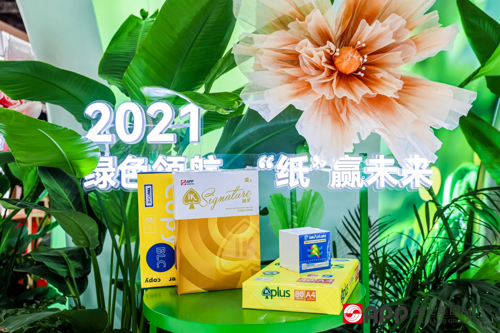 鲜花、草地、绿植！进博会的魅力！