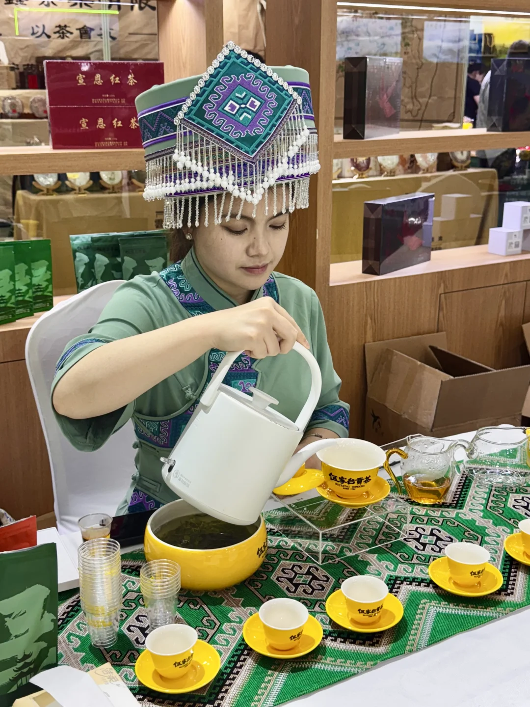 “茶小白”勇闯茶博会…问就是醉茶了??‍?