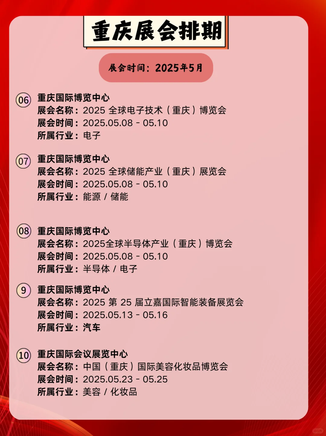 重庆5月宝藏展会 | 周末嗨逛不重样