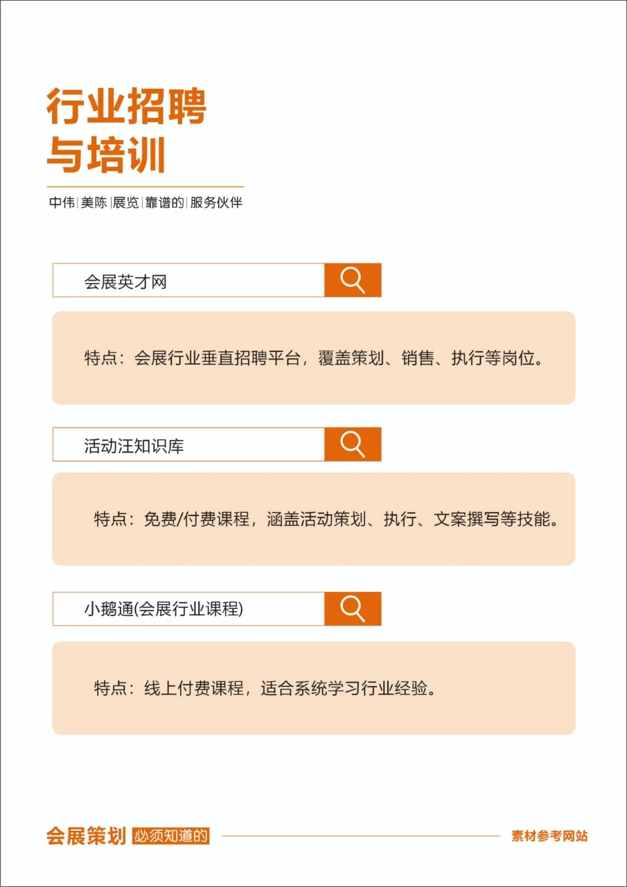 会展策划人必须知道的专业网站