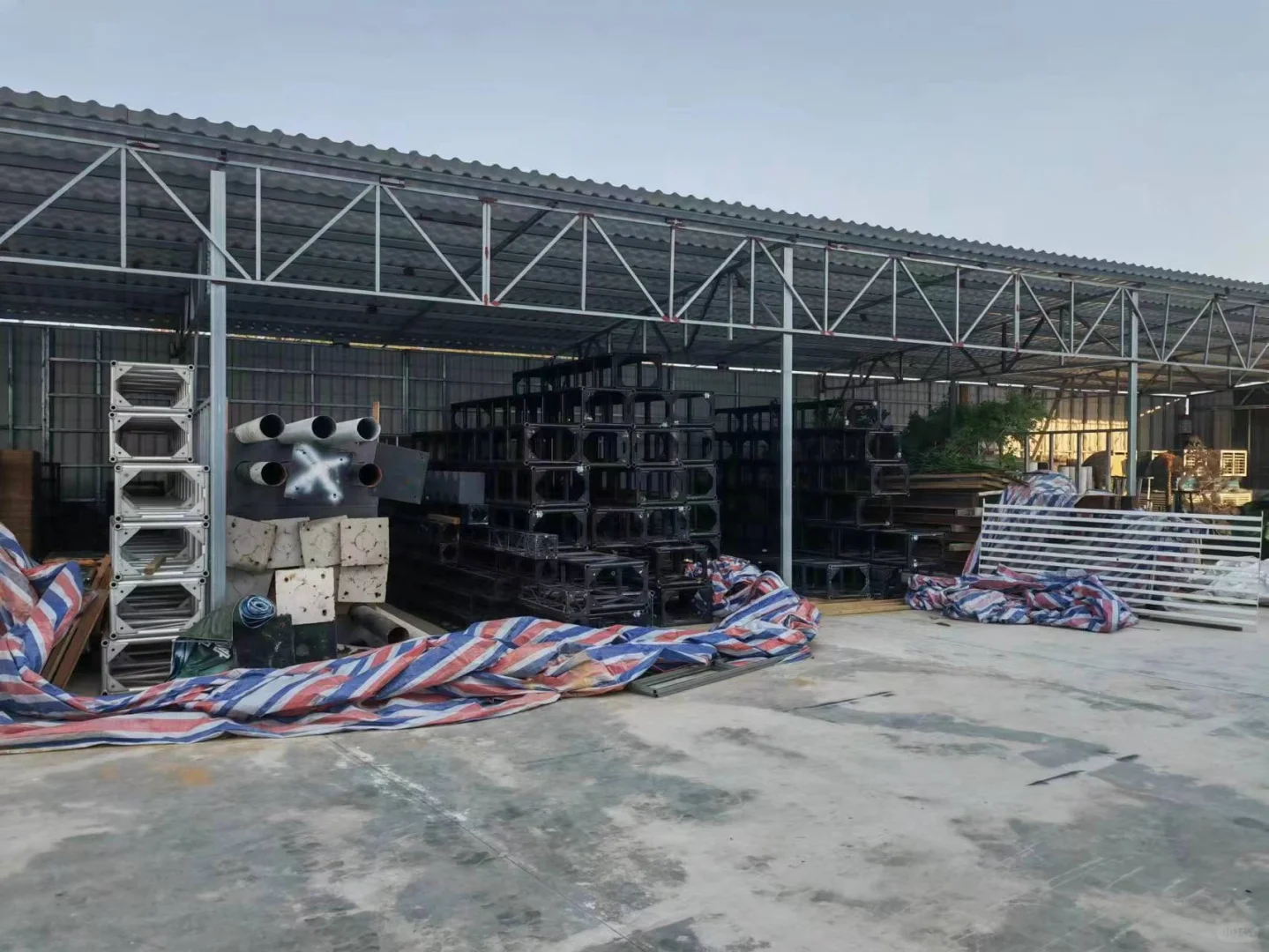 ?鲁班会展长沙展览搭建工厂实拍?