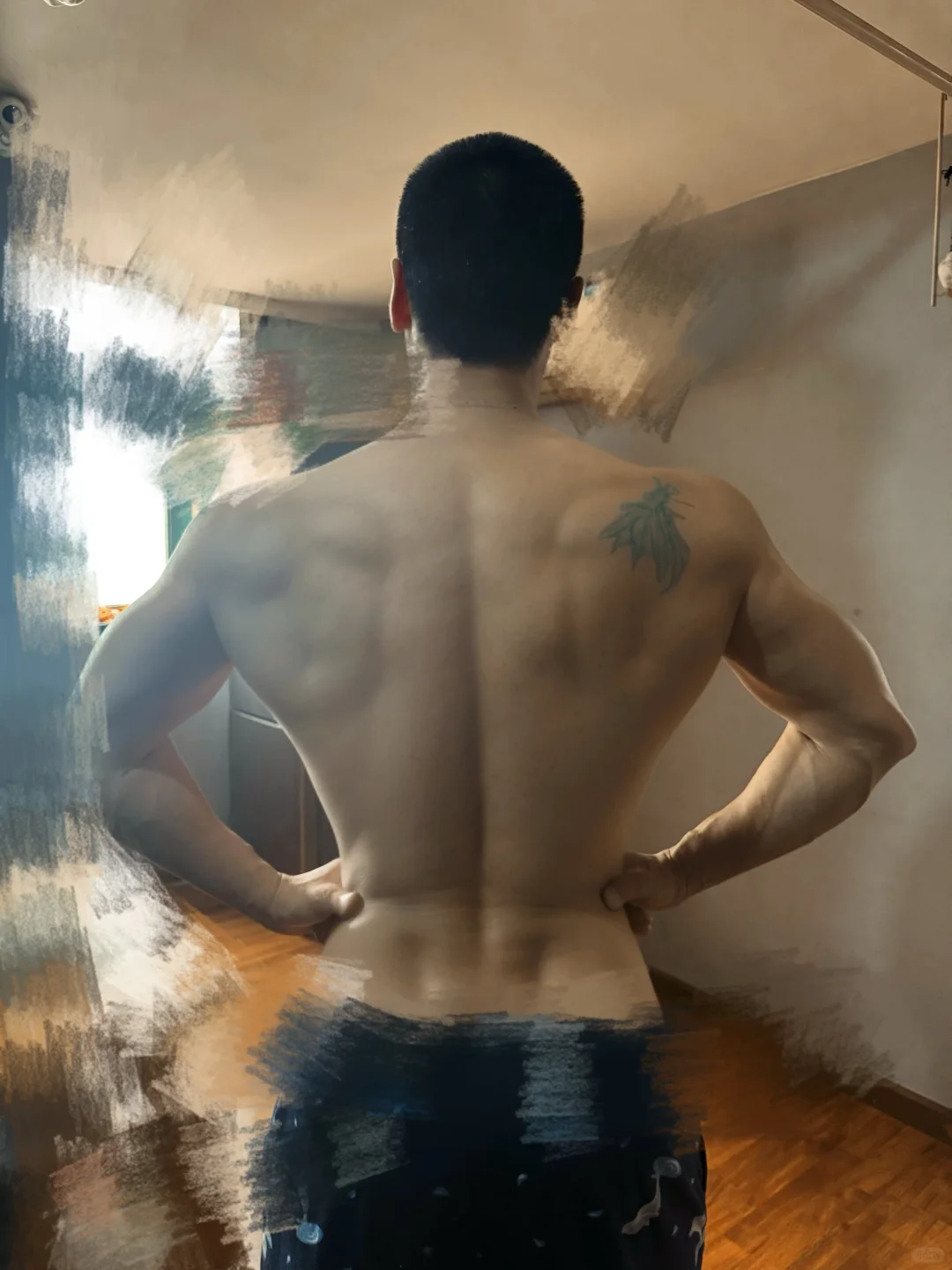 我不会展背 求指点