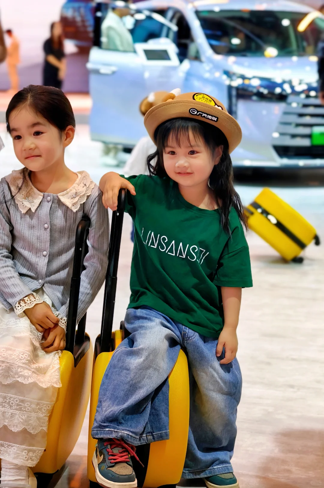 上海国家会展中心玩耍的一天