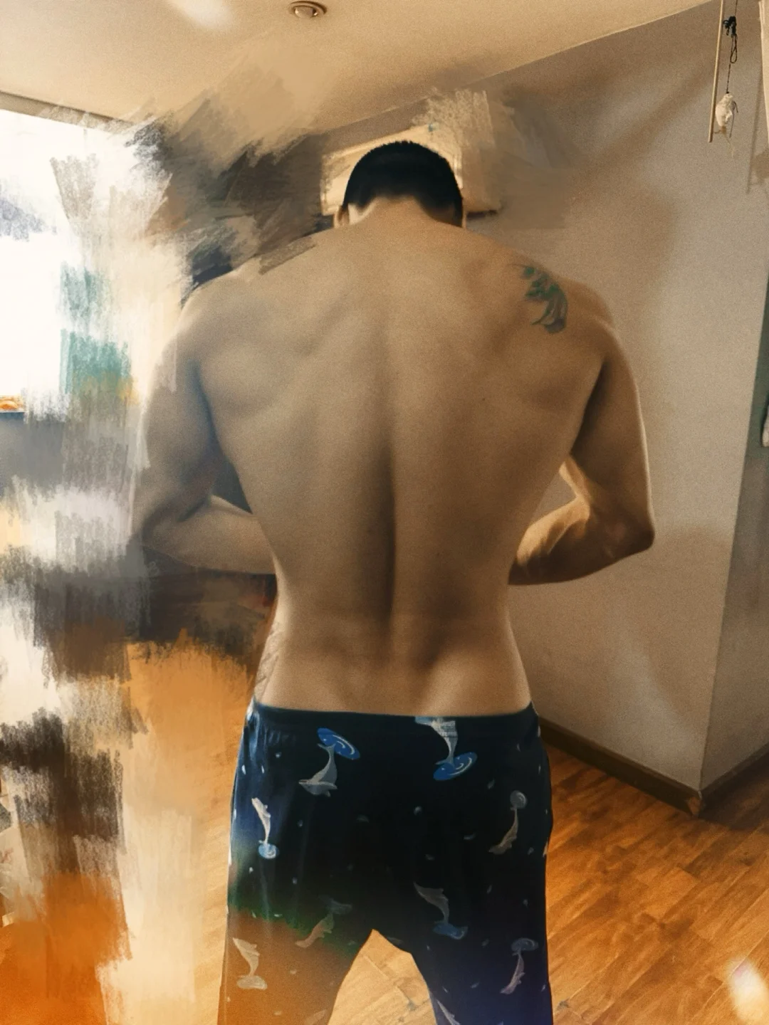 我不会展背 求指点