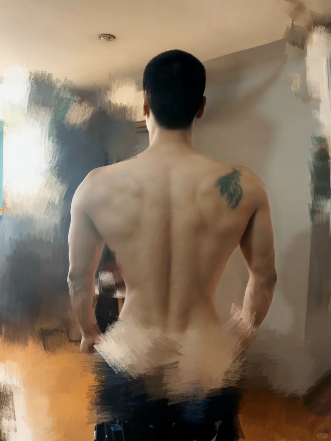 我不会展背 求指点