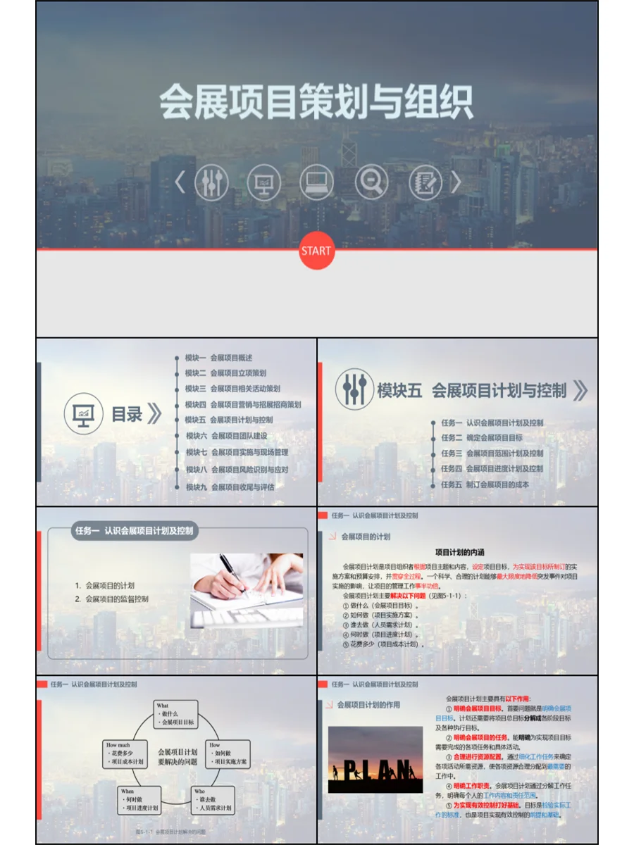 H267配教案会展项目策划与组织课件PPT