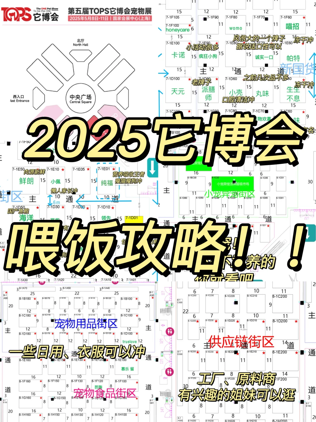 2025上海它博会！！喂饭攻略到！