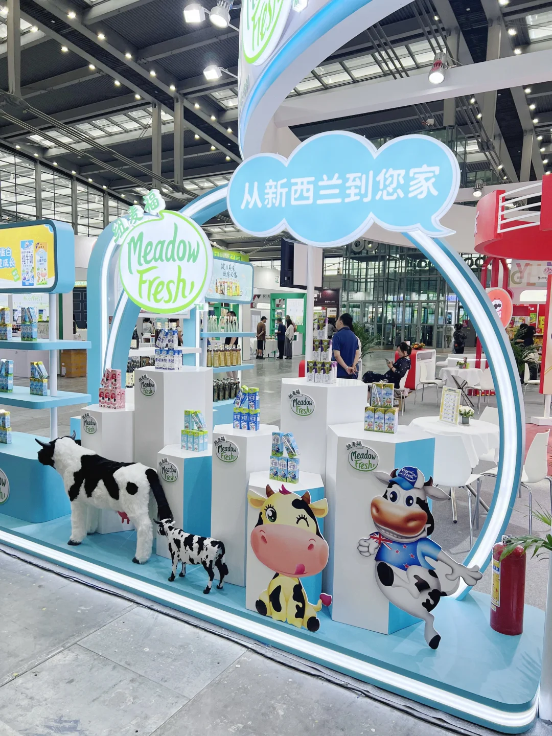 纽麦福带着牛奶来世界食品博览会啦?