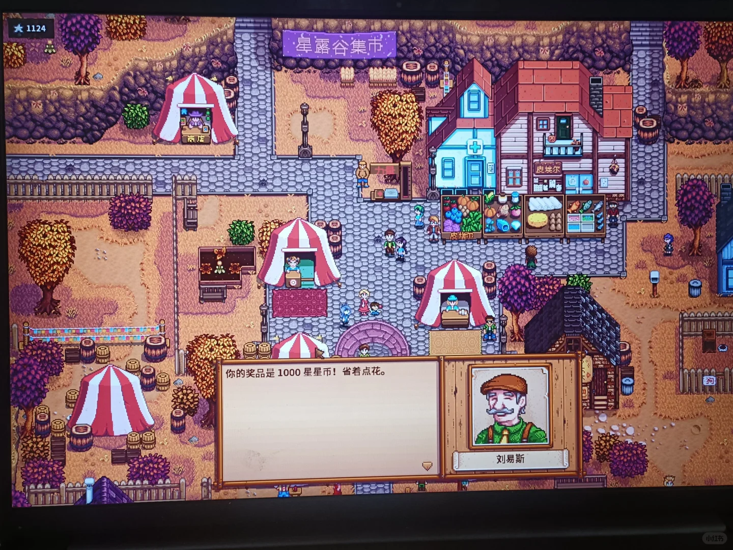 星露谷第一年展览会喜提105分