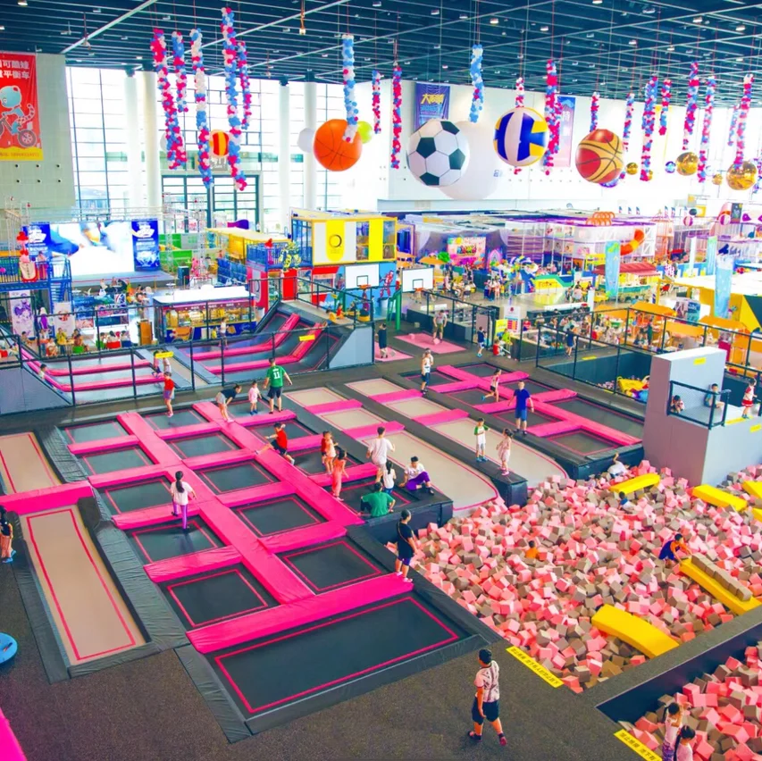 Hi jump跃动力蹦床公园（会展店）开业啦！