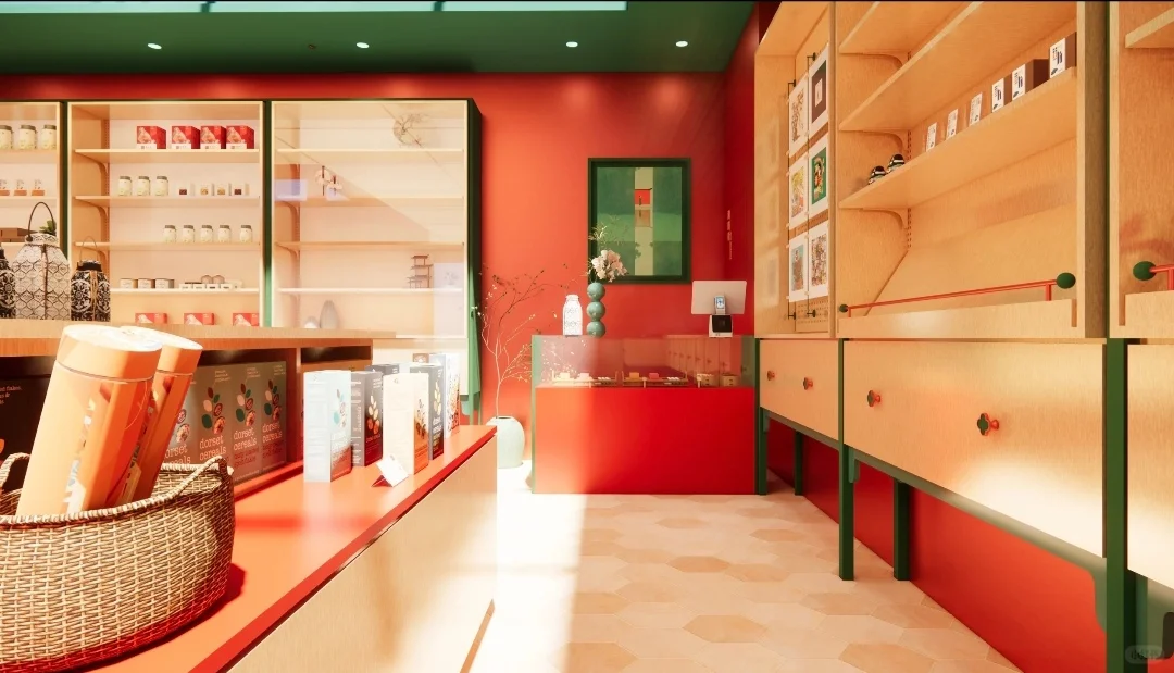 这一抹红,真美!???