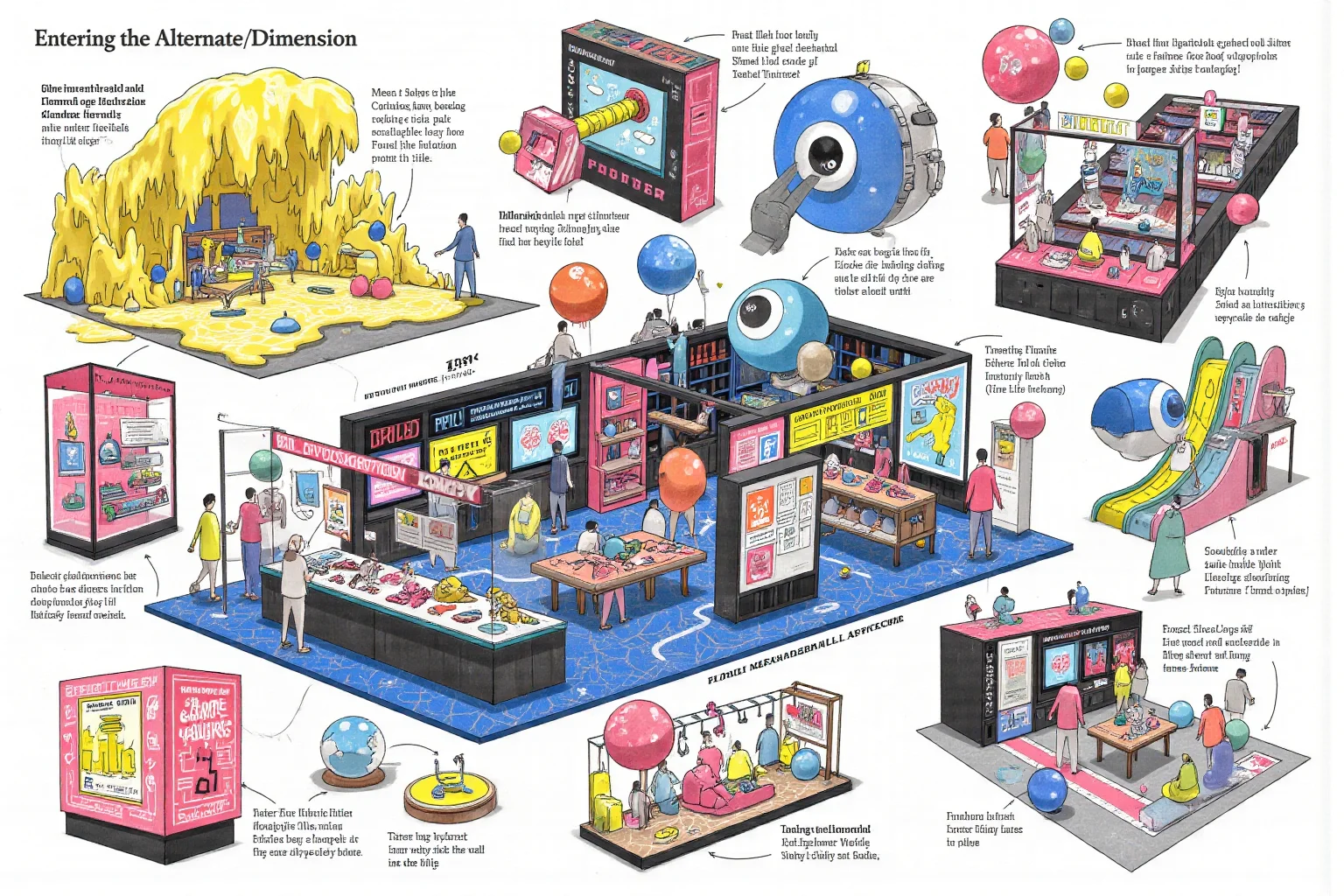 大概没人喜欢这种电玩世界风格的展台设计吧