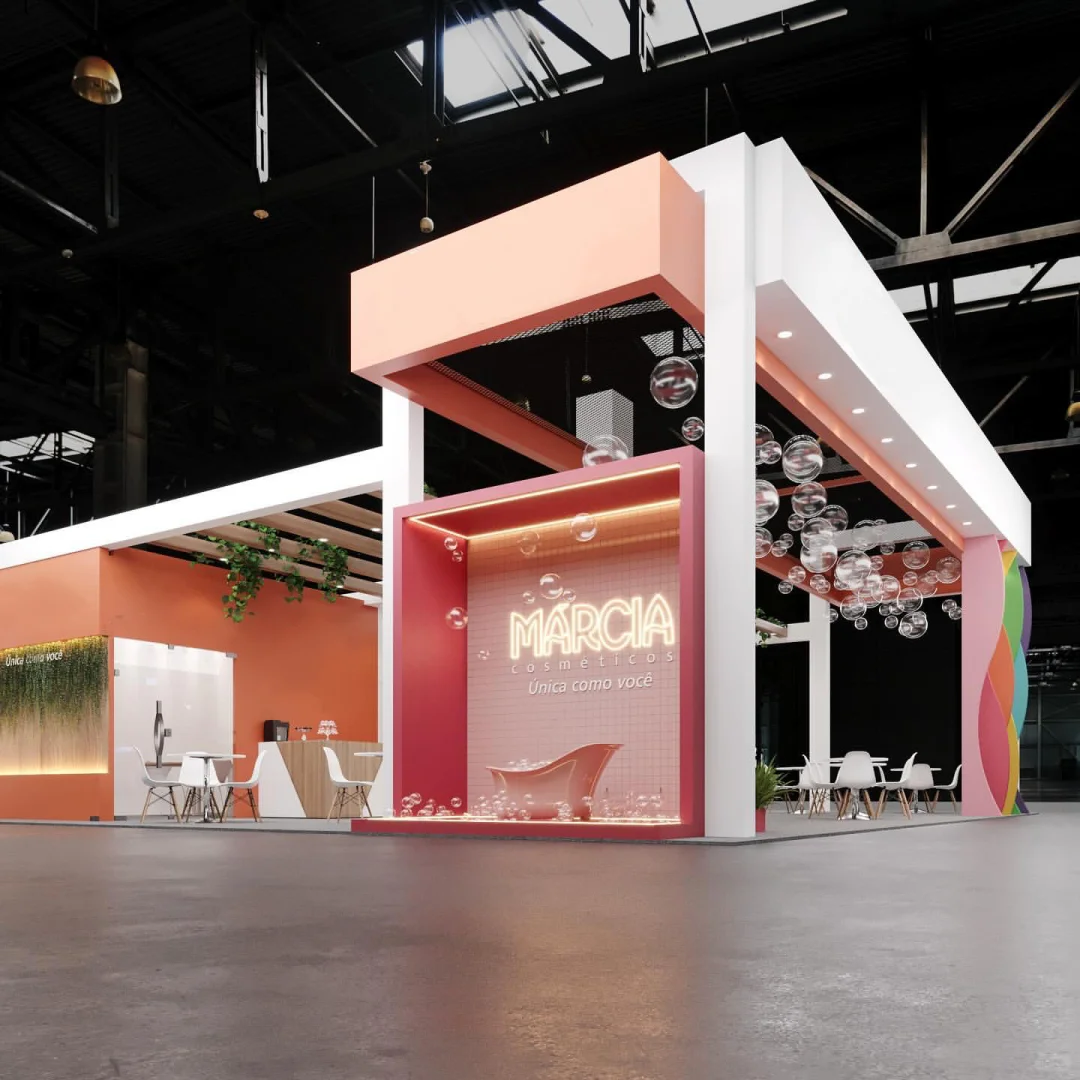 CBE美容博览会｜色彩斑斓的展台设计?