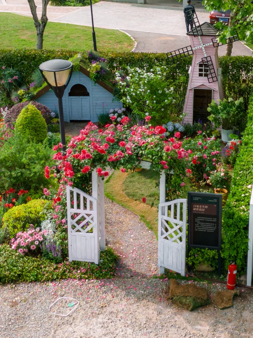 不是游戏CG，2025世界花园大会实景封神‼️