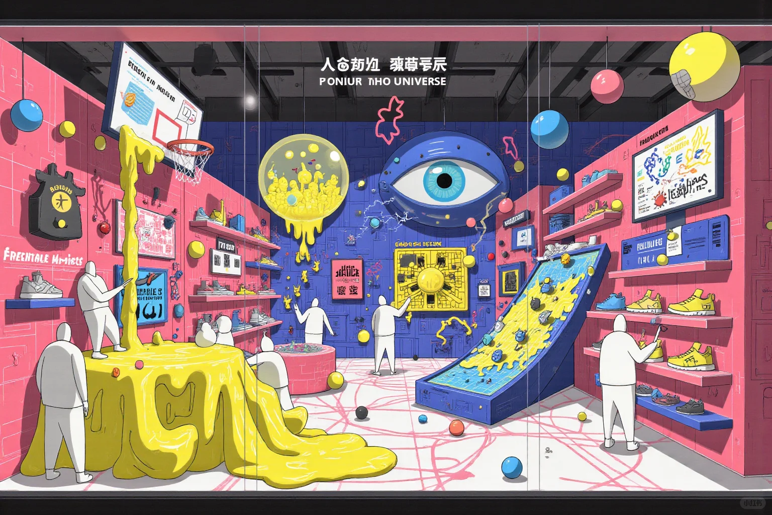 大概没人喜欢这种电玩世界风格的展台设计吧