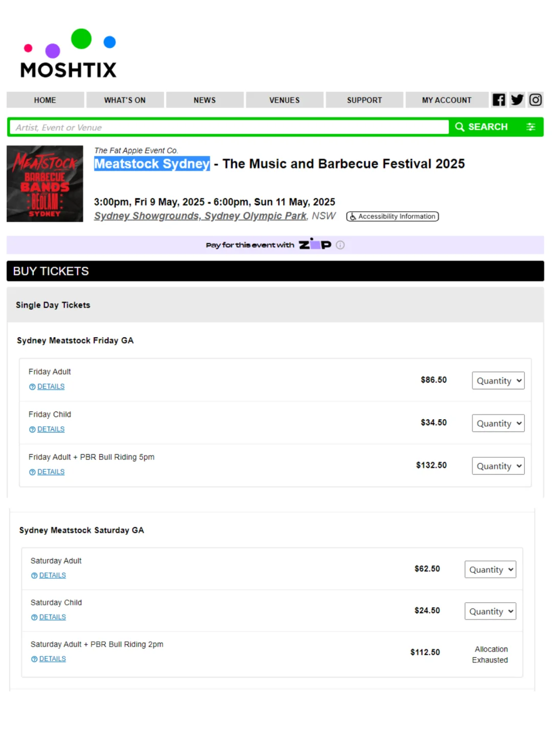 悉尼5⃣月烧烤音乐节Meatstock?