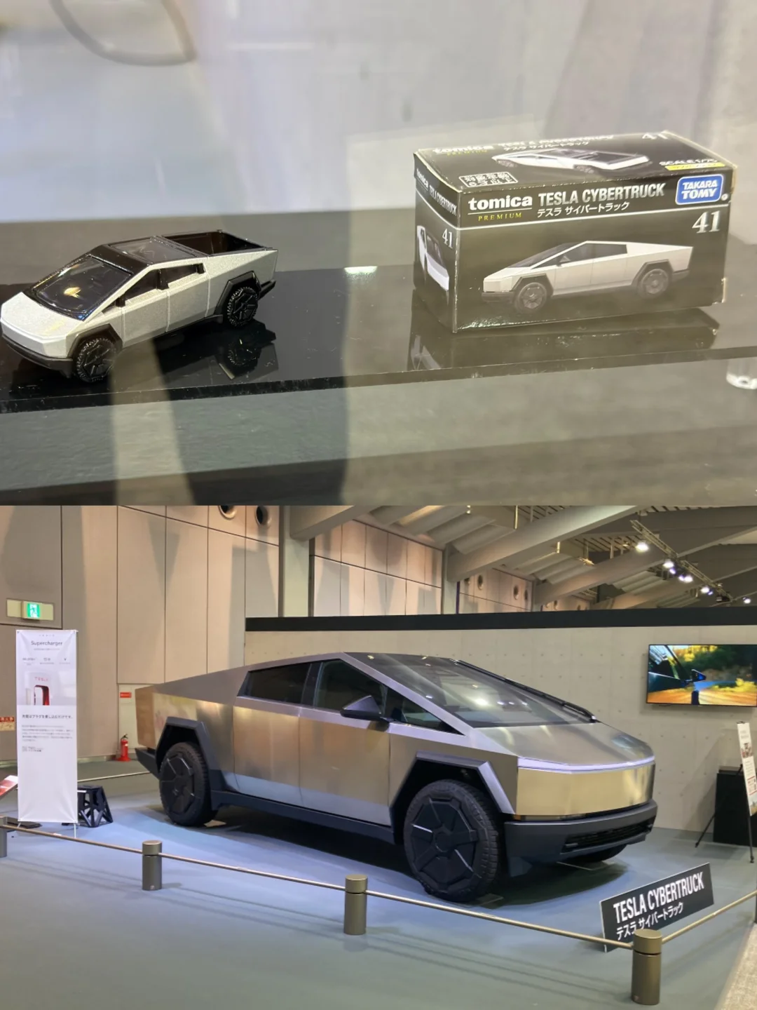 大阪多美卡博开幕 最新特斯拉赛博皮卡展出