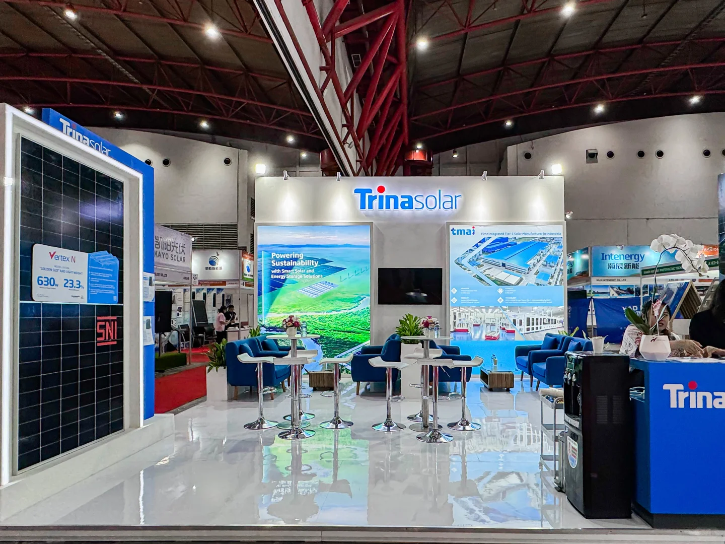 雅加达太阳能光伏展览会实拍图