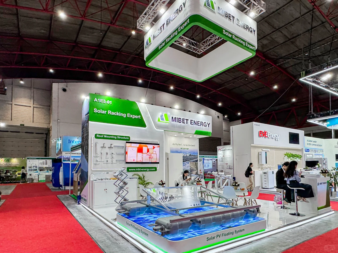 雅加达太阳能光伏展览会实拍图